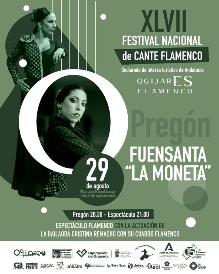 💃 El Festival Flamenco de Ogíjares comienza a vivirse hoy,  29 de agosto.  
  
La bailaora Fuensanta "La Moneta", una de las grandes figuras del f...